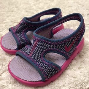 Nike baby girl sandal purple/pink